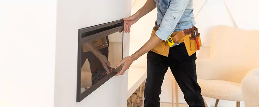 Metal Fireplace Installation in Edina, Minnesota