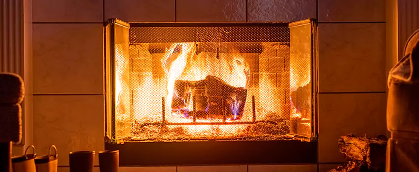 Mendota Hearth Landscape Fireplace Installation in Edina, Minnesota