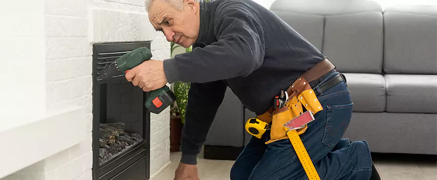 New Indoor Fireplace Installation in Edina, Minnesota