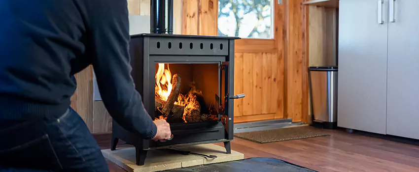 Open Hearth Wood Fireplace Installation in Edina, MN