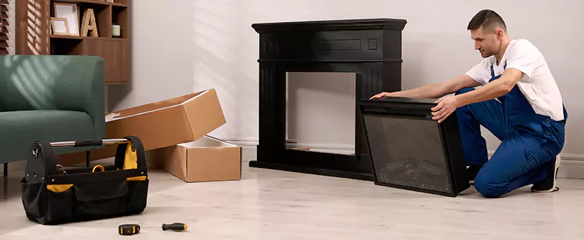 Old Rusted Metal Fireplace Repair And Replacement in Edina, MN