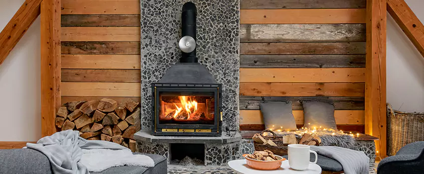 Thelin Hearth Products Direct Vent Gas Stove Fireplace Inspection in Edina, Minnesota